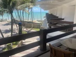 Apartamento wi-fi, cozinha compacta, pe na areia da praia de jatiuca-Flat 212