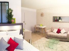 普尔潘天顶斗牛场尊贵一室公寓，位于图卢兹Toulouse National Vet School附近的酒店