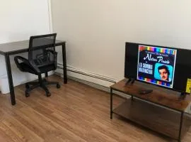 Private one-bedroom one-bathroom apartment with private street entrance in convenient area