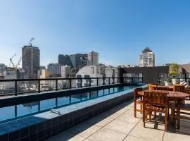 Studios modernos e luxuosos na Vila Buarque com piscina no Rooftop