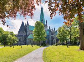 Du vil elske &aring; bo her! Et lite, men koselig sted med perfekt beliggenhet!，位于特隆赫姆的自助式住宿