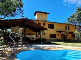 Piscina Aquecida, 5 Suítes, Lareira e Trilha até o Ribeirão