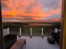 Perfect retreat, great views and excellent facilities, also weekend shows at Twluxurycaravan