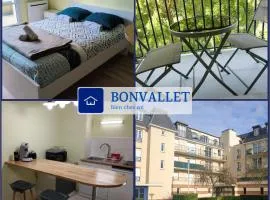 Bonvallet - Studio paisible et chaleureux avec balcon