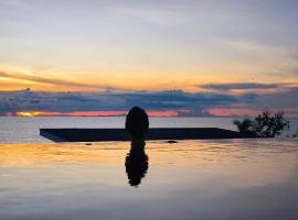 Serenity Villa piscine privée vue mer !，位于Haad Tian的酒店