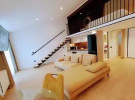 Tirana Sunset Retreat Stylish Loft by the Lake Park