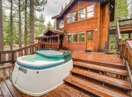 Deck with Hot Tub Serene Cabin in Truckee