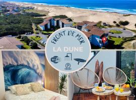 DUNE Océan Luxe Appartement, Accès Plage privé, Parking & Wifi 50m Océan Surf，位于塞尼奥斯的酒店