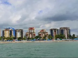 Departamento 4 habitaciones 12 personas vista al mar 8vo piso Playa Almendro