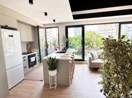 Marina ve sayapark avm yakın iki odalı tasarımlı güzel ev，位于梅尔辛的公寓式酒店