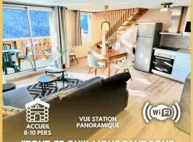 Cosy 8-10pers vue montagne Isola 2000