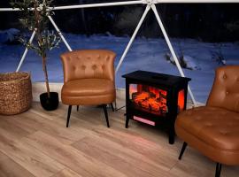 Experience Luxury Glamping at Ravines Edge Geo Glamping，位于Devon的酒店