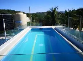 C4 Alberca privada a 5 min de la playa planta alta