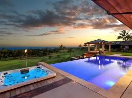 Private Luxury 6-bedroom Villa in Kukuiula, Panoramic Ocean View, Heated infinity pool, SPA, Sleep up to 22