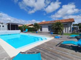 Maison à Escource avec Jardin et Accès Forêt - FR-1-50-166，位于Escource的酒店