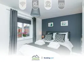 Three Bedroom Apartment By Vesta Serviced Accommodation & Short Lets Hatfield With Free Parking