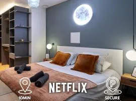 LE LUXURY LOFT - PARLEMENT EUROPÉEN l PARKING l NETFLIX - SPACIEUX & UNIQUE