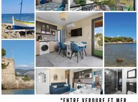 Rêves bleus, T2 proche plage des sablettes, Clim, Wifi, Place de parking