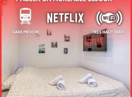 Studio Le Saphir NEUF & Cosy - Gare Parilly