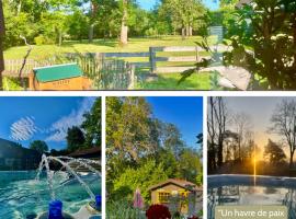 O et Terre, gite ressourcement bains spa cryo sauna et foret，位于Dormelles的酒店