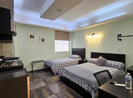 A27 Premium Suite BLACK PLUS Cocina Terraza Companies Work Teams 1-3 PAX，位于库奥蒂特兰伊斯卡伊的酒店