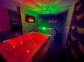 Le Cupidon, cocon privé avec Spa, Sauna, Cinéma Netflix et Jardin privé
