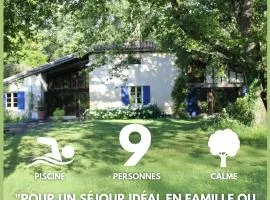 Maison de vacances en pleine nature avec piscine