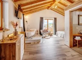 Landhaus Trinis - Kleine Kaffee Tee Theke mit Kühlschrank - Parkplatz