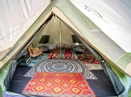 Off-Grid Creekside Tent Ideal for a Glamping Experience in Cosby, Tennessee，位于科斯比的酒店