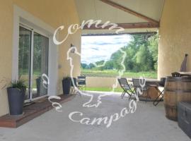 Le Gîte, Comme à la Campagne, situé à 25m' de Lourdes, Tarbes, Pau，位于Espoey的酒店