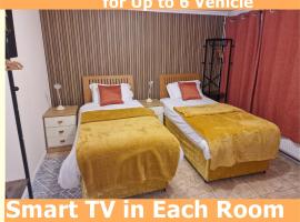 NightRest Homes 5 minutes to Luton Airport -Wifi - Free Parking -Luton