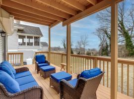 Walk to Eastern Point Beach Apt with Water View!