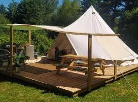 Relax in Nature Your Cozy, Fully Furnished Bell Tent Awaits