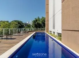 Apto em cond. com piscina em Blumenau – PEM1301