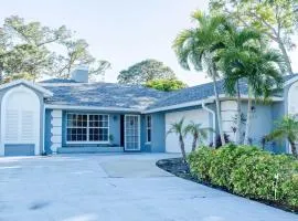 Elegant Palm Bay Getaway with Large Backyard