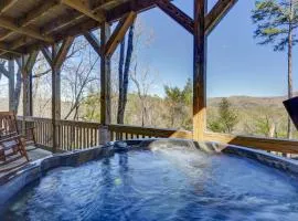Firepit Chats Hot Tub Dips Cozy Eves by the Fireplace Serene Wooded Surroundings - Rosiey Cabin
