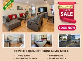 284 - 5BR Boston - Peaceful House near England Aqua，位于昆西的酒店