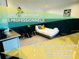 BtoBed - Location Professionnelle - 2 Studios Confort - Proche Parc des Expos et Stade de France