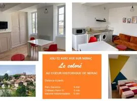Le Coloré- T2 confortable avec vue sur Nérac