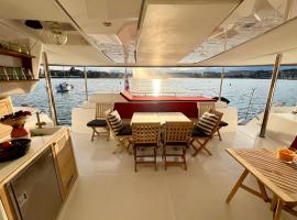 浮船住宿加早餐旅馆，位于日内瓦的带泳池的酒店