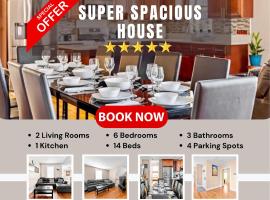 555-2 6BR Quincy - Spacious Apt near Perry Beach，位于昆西的酒店