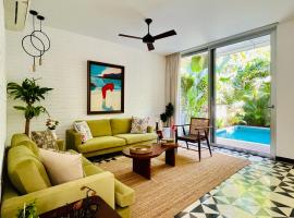 SolVanya by evaddo 2BHK Luxury Villa with Private Pool in Siolim，位于西奥利姆的酒店