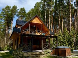 Domek w lesie nad zalewem，位于Chańcza的酒店
