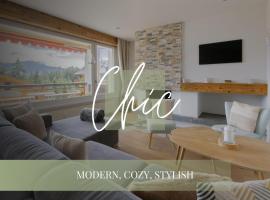 Plein Ciel I Balcony I Close to cable cars I Car park，位于克莱恩 蒙塔纳的别墅