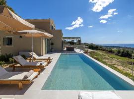 Artemis Seaview Villa - Private Pool, Jacuzzi Luxury Stay May Special Offer，位于斯沃伦塔的带按摩浴缸的酒店