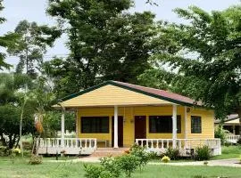 乡村湖天然小屋山林