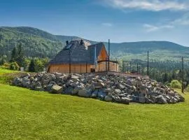 Osada Poli Zawoja - Panoramiczny Domek z Prywatną Balią i Hydromasażem