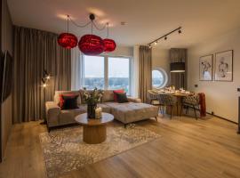 Skyline Central Apartment 14th Floor，位于塔尔图的住宿