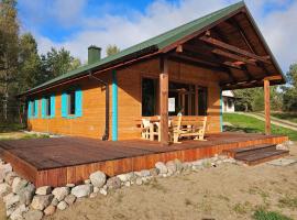 Holiday Home by Lake Wierzchowo with Private Beach，位于Grąbczyn的酒店