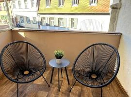 Stadthaus am Dom mit Terrasse und Balkon，位于班贝格的酒店